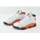 Air Jordan 13 Retro Starfish White Orange 414571 108 Womens And Mens Shoes